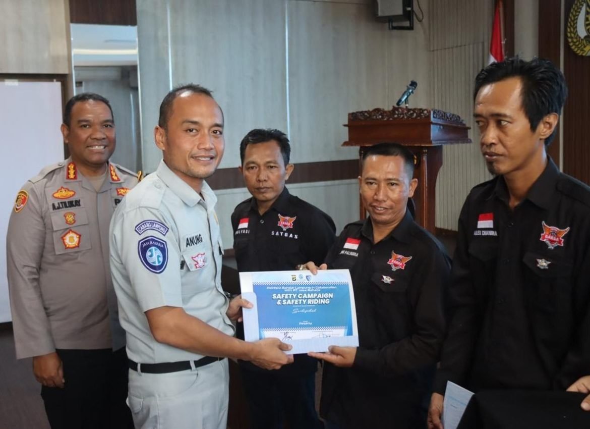 Jasa Raharja dan Satlantas Bandar Lampung Gelar Edukasi Keselamatan Berkendara
